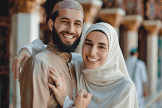 أحد أعضاء زفاف السعداء